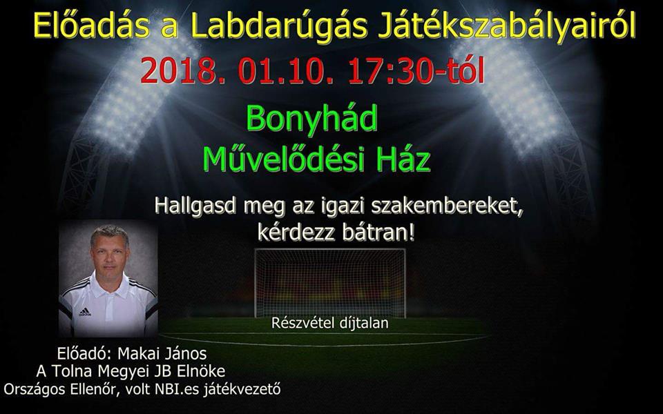 Makai János tart előadás