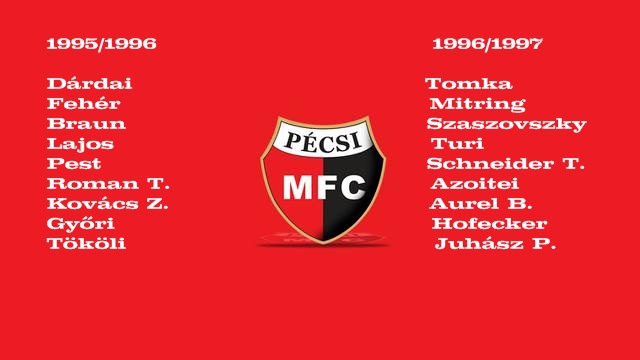 PMFC 1995/96, 96/97