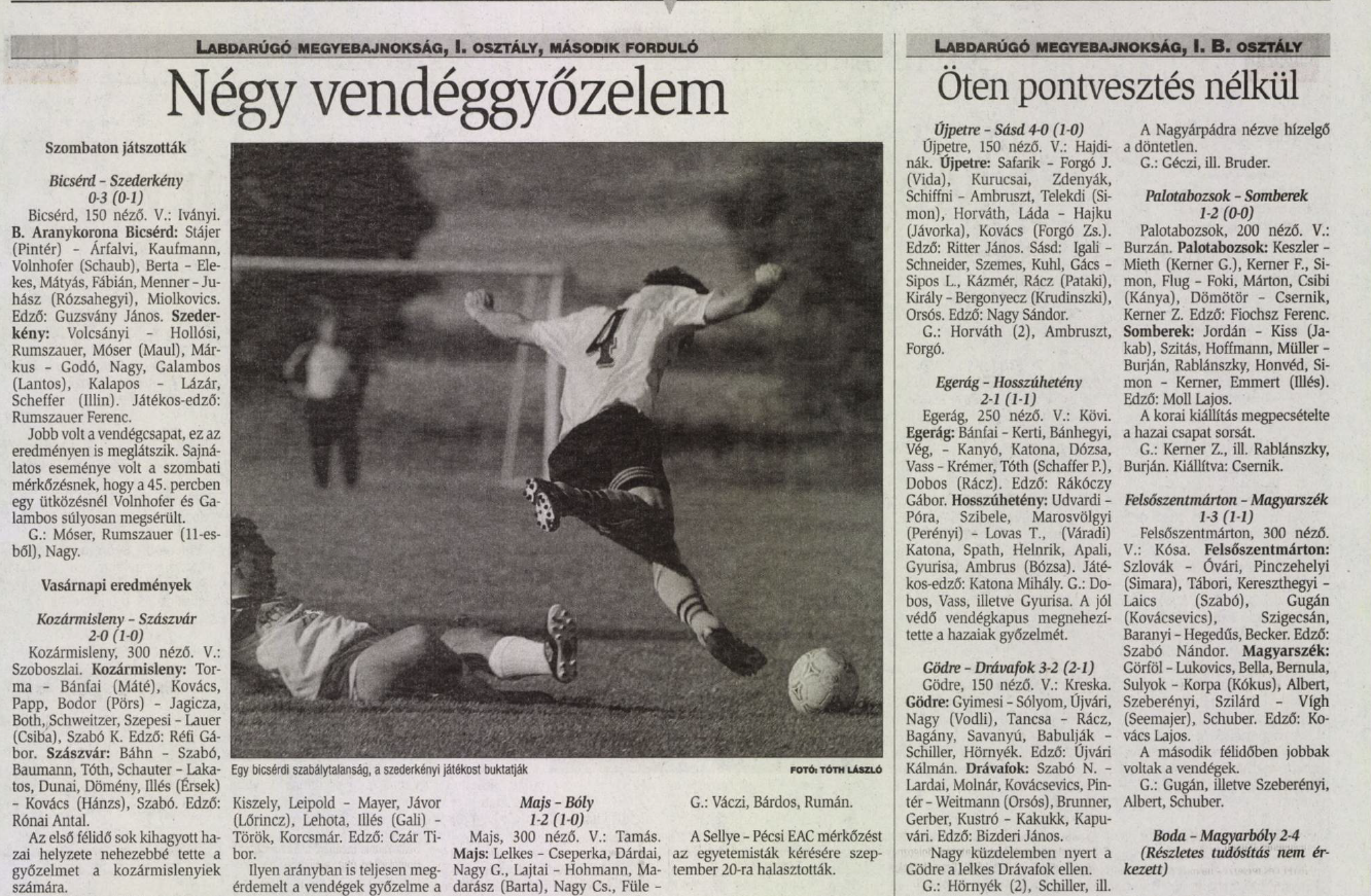 2000/2001 - megye I.