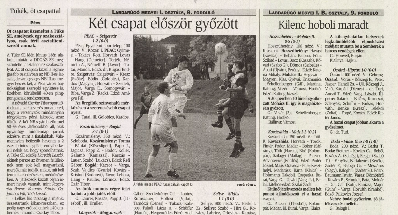 2001/2002 - megye I.